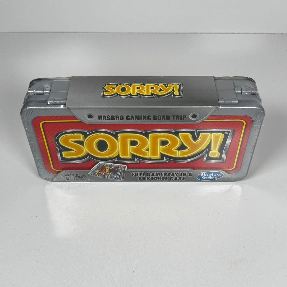 Hasbro Board Game Sorry! Classic Road Trip Portable Travel Edition Case 2017 NEW